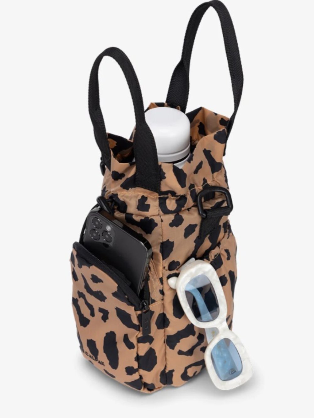 Water Bottle Holder in Cheetah